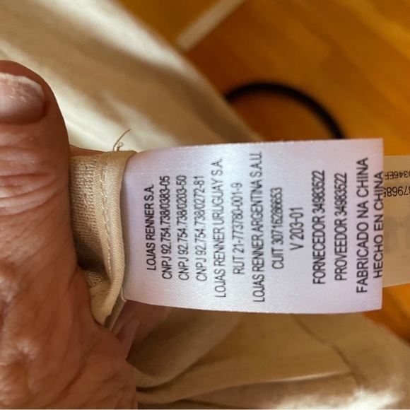 MARFINNO GG-Made in Uruguay-Double Breasted—Linen -Tie Waist Trench Coat-NWT - Picture 12 of 15